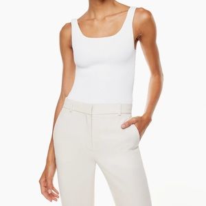 Babaton Sculpt Knit Squareneck Tank Aritzia